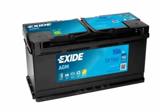 Akumulator EXIDE AGM EK1060 106Ah 950A Tczew Tel: 532474159