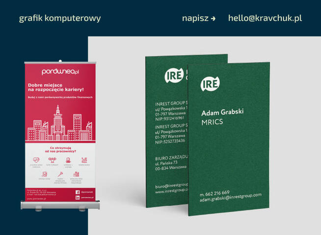 Grafik komputerowy, projektant | logotyp, plakat i inne