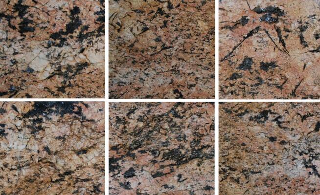Płytki granitowe MAGMA GOLD 95x95x2 poler