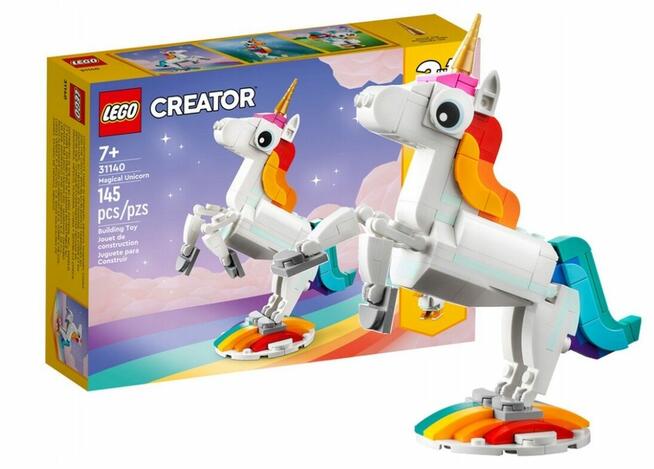 LEGO CREATOR 31140 Magiczny jednorożec 3w1 PREZENT