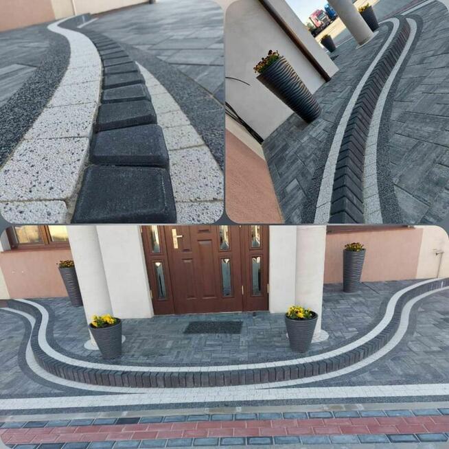 Kostka obrzeża palisady trapezowe betonowe CAŁA POLSKA !