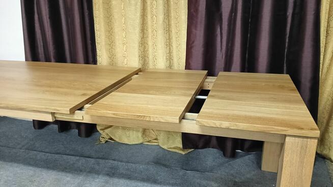 Nowy stół rozkładany pełne drewno dębowe