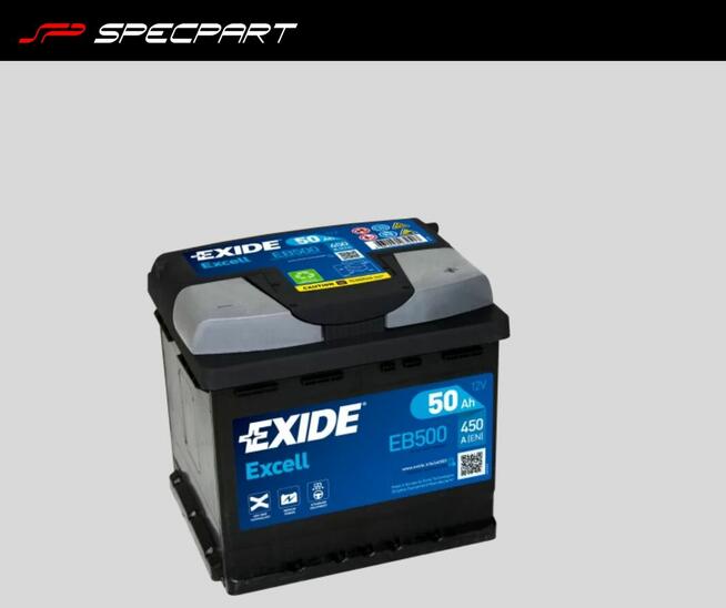 Akumulator Exide Excell 50Ah 450A Specpart Szczecin