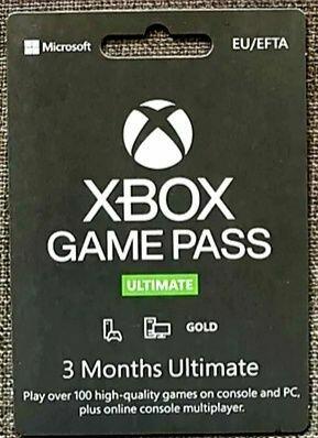 Xbox Game Pass Ultimate 3 miesiące 90 dni kod One Series S