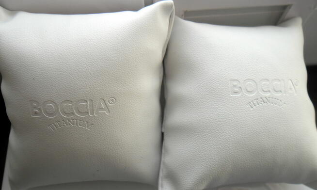 Boccia 2 zegarki dla mężczyzny i kobiety wykonane z tytanu