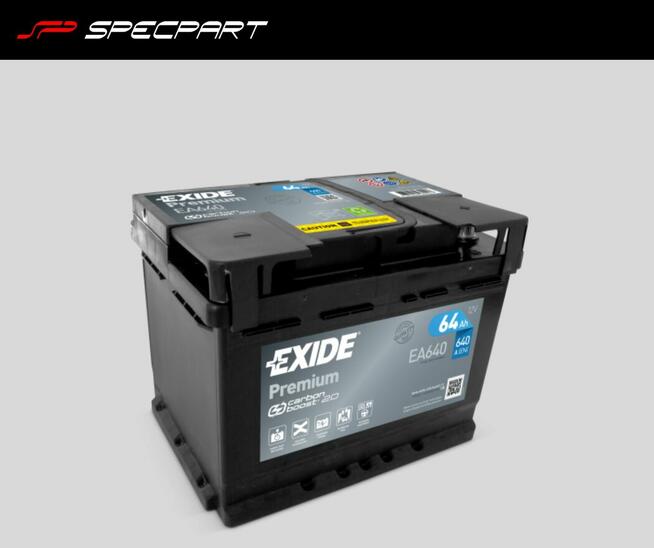 Akumulator Exide Premium 64Ah 640A Specpart Szczecin