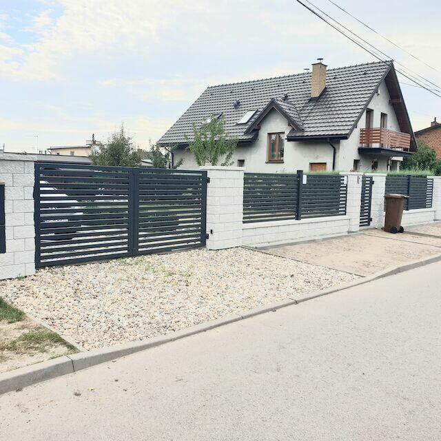 Ogrodzenia murowane bloczek gładki / łupany -budowa ogrodzeń