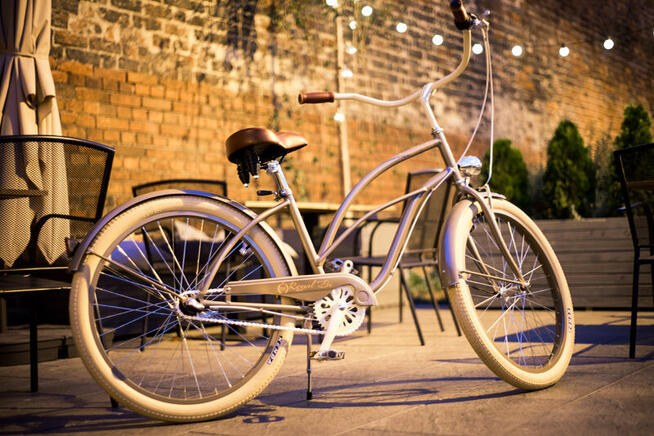 Rower damski miejski 26 / 28 beach Cruiser MOCCA RoyalBi