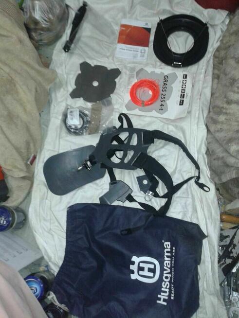 kosa wykaszarka HUSQVARNA 525 RX szelki + dodatki