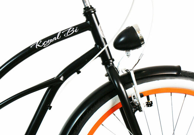 Rower miejski 26 28 beach Cruiser RoyalBi PUMPKIN damski