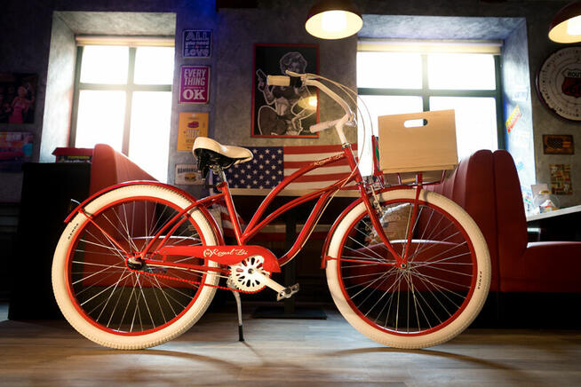 Rower beach cruiser miejski 26 / 28 RUBY RoyalBi Biegi RETRO