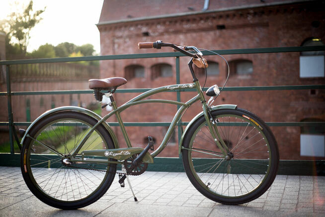 Rower męski miejski 26 / 28 beach Cruiser US ARMY RoyalBi