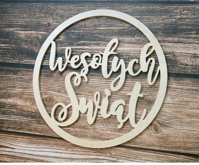 Różne ozdoby świąteczne sklejka plexy hurt detal