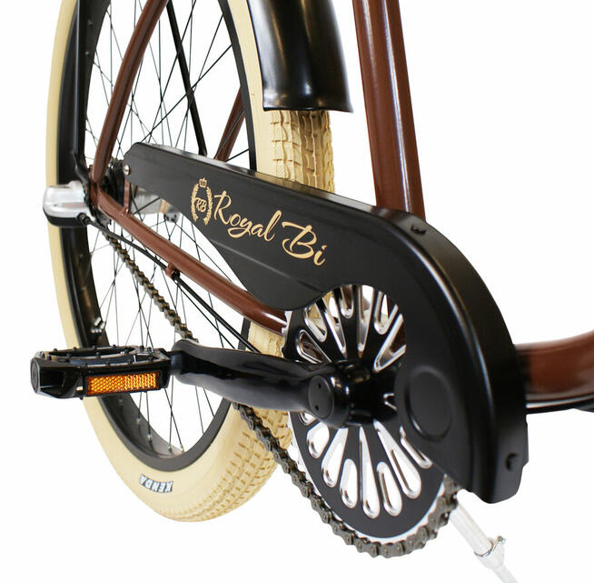 Rower miejski 26 28 beach Cruiser RoyalBi męski BLACK COFFEE