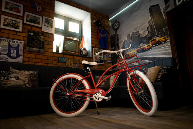 Rower beach cruiser miejski 26 / 28 RUBY RoyalBi Biegi RETRO
