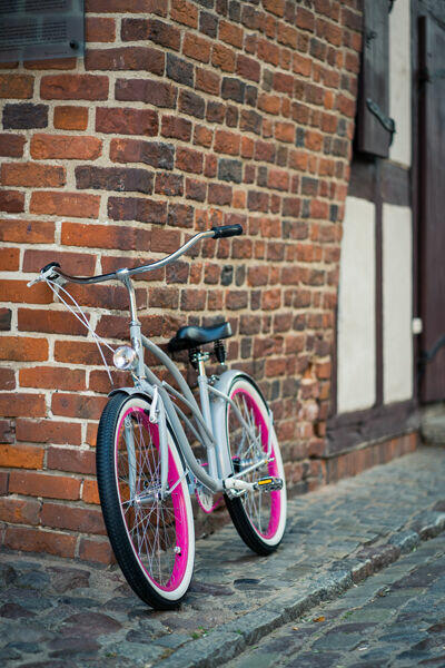 Rower miejski damski 26 28 cruiser damka PINK RoyalBi RETRO