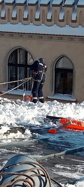 Odśnieżanie dachów Kraków