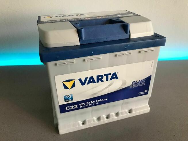 Akumulator Varta Blue Dynamic C22 52Ah 470A Montaż Dowóz