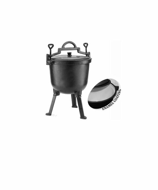 Kociołek żeliwny -emaliowany 8 L ZILNER