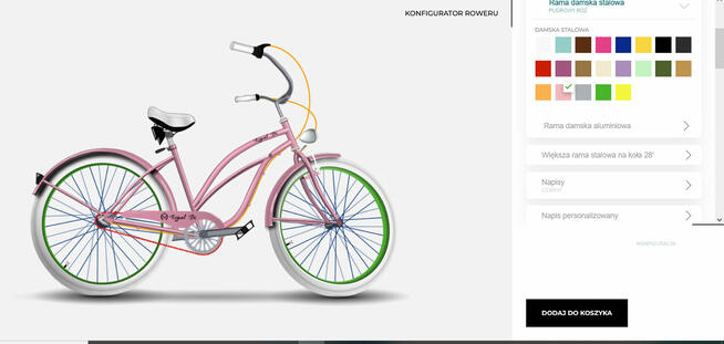 Stwórz swój własny ROWER BEACH CRUISER damski 26 28 RoyalBi