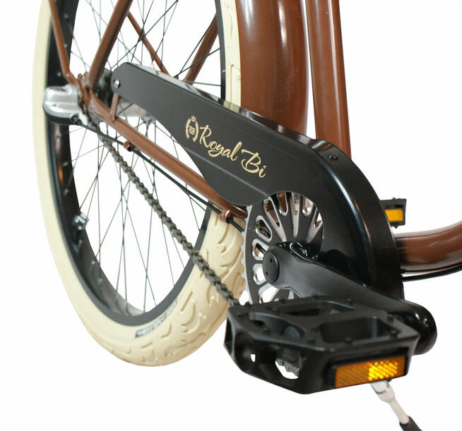 Rower miejski beach Cruiser RoyalBi męski 26 / 28 BROWNIE