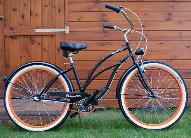 Rower miejski 26 28 beach Cruiser RoyalBi PUMPKIN damski