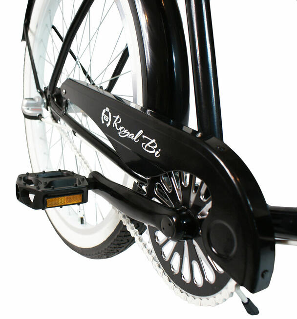 Rower miejski męski beach Cruiser RoyalBi 26 28 Black Bandit