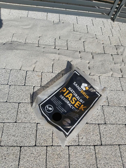 Suchy Płukany Piasek Granitowy Fuga Zasypka Jasny 0-1mm