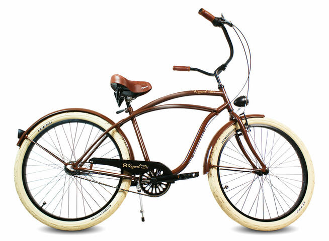 Rower miejski beach Cruiser RoyalBi męski 26 / 28 BROWNIE