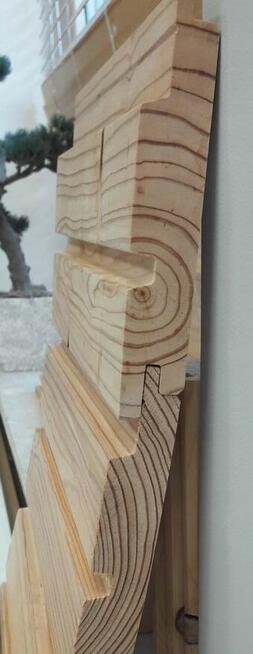 Deska elewacyjna ROMBO DUO modrzew europejski 27x146 kl. AB