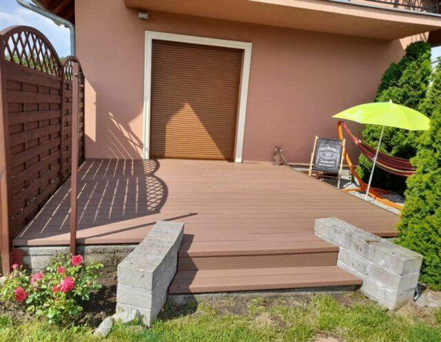 Deska tarasowa kompozytowa ryflowana 25x140 mm !NA WYMIAR!