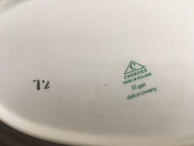 PRL stary półmisek Chodzież