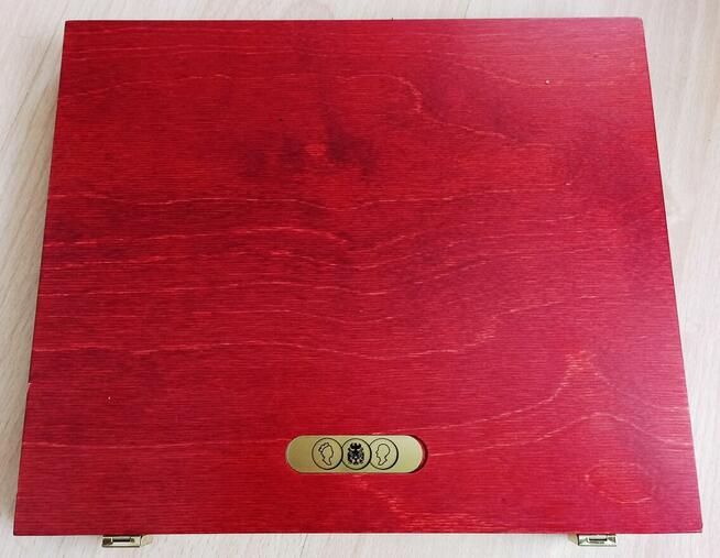 ZESTAW w Etui Jan Paweł Jan Paweł II Pius Leo Benedykt Złoto