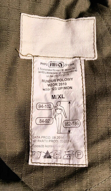 Kurtka moro wz. 123UP/MON r. M-XL