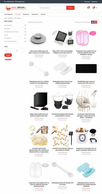 SKLEP INTERNETOWY / RWD / PWA / DOWOLNE FUNKCJE