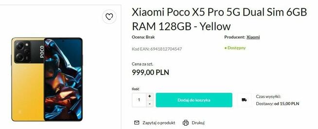 Xiaomi POCO X5 Pro Wszystkie kolory i wersje pamięci – Sklep