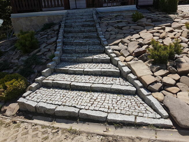 Układanie kostki brukowej i granitowej