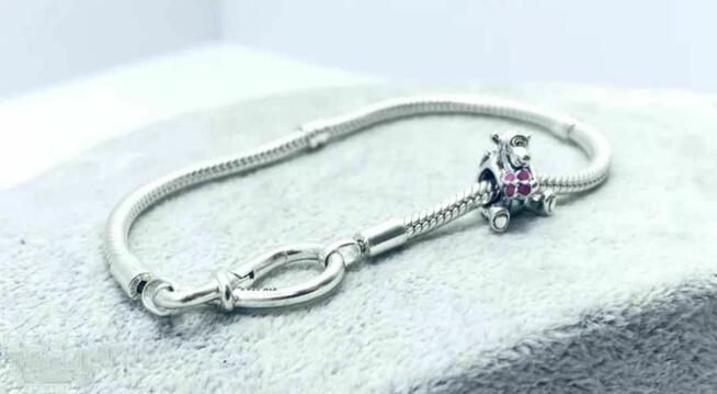 Srebrna bransoletka PANDORA nieskończoność ŚWIĘTA, SYLWESTER