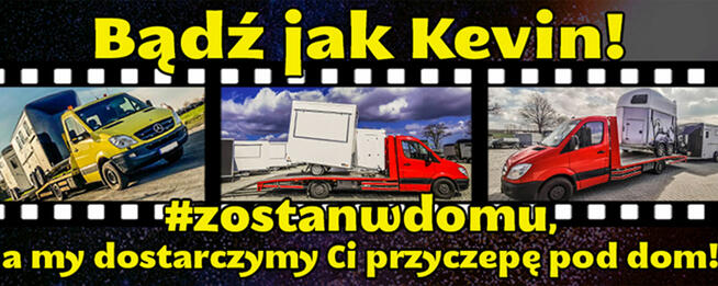 przyczepa z plandeką burty aluminiowe lekka kat b towarowa