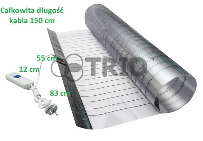 Ciepła podłoga przenośna na podczerwień TRIO 180*60