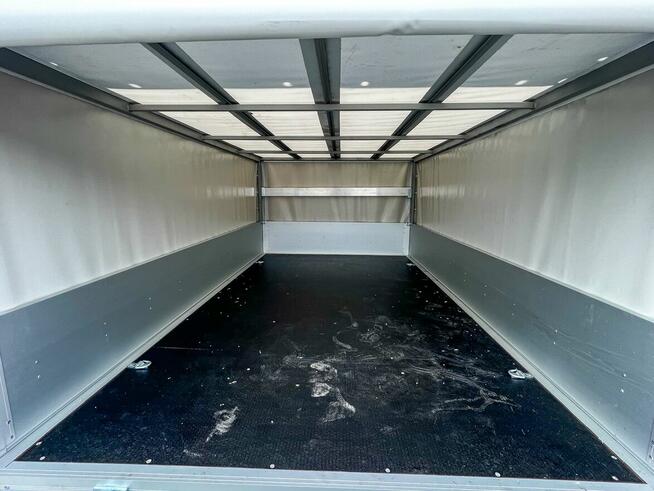 przyczepa z plandeką burty aluminiowe lekka kat b towarowa