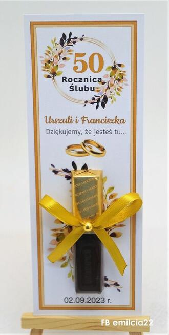 Merci podziękowania dla gości z okazji rocznicy ślubu