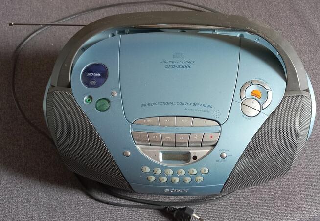 Sony CFD-S 300 L, CD, Radio, Kaseta, Magnetofon, Boombox