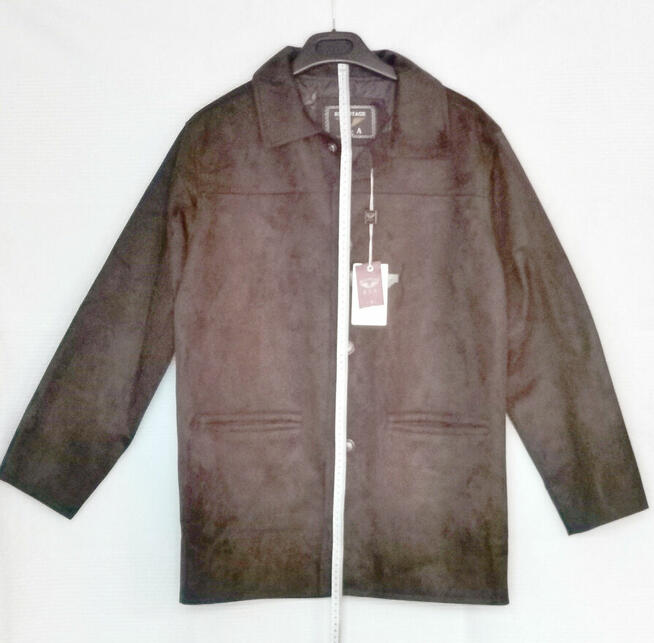 Męska kurtka zamszowa REA, nowa - 80 zł.