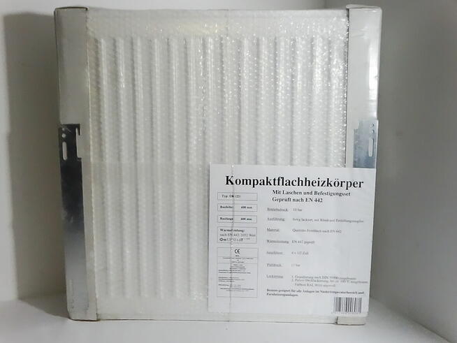 Kompaktowy płaski grzejnik