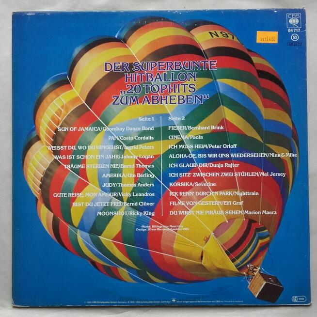 Sun of Jamaica i inne przeboje, składanka winyl 1980 r.