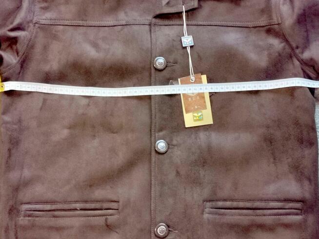 Męska kurtka zamszowa REA, nowa - 80 zł.