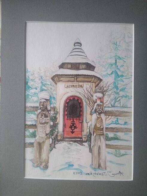 Obraz, prezent, kapliczka