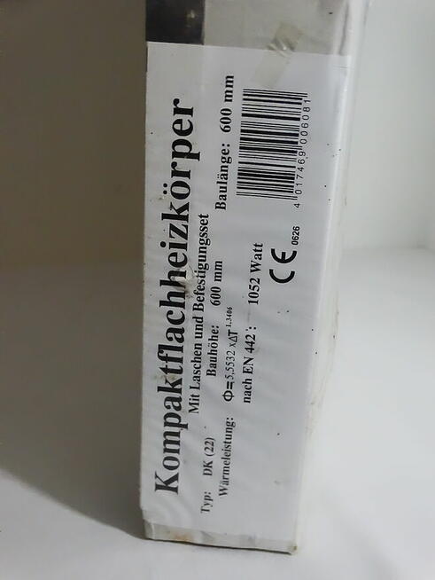 Kompaktowy płaski grzejnik