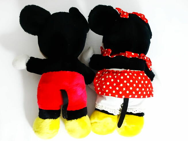 Pluszowy duet Myszki Miki Ona i On 30 cm